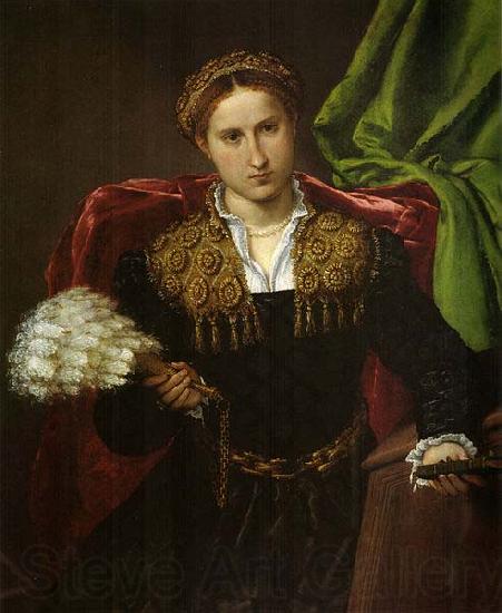 Lorenzo Lotto Portrat der Laura da Pola, Gemahlin des Febo da Brescia.